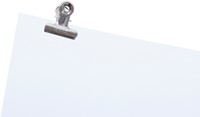 Papierklem MAUL Bulldog 30mm capaciteit 10mm zilver 10 stuks-3