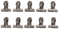 Papierklem MAUL Bulldog 30mm capaciteit 10mm zilver 10 stuks-5