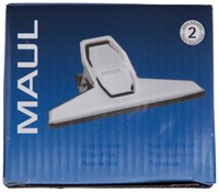 Papierklem MAUL Pro 75mm capaciteit 20mm zilver-2