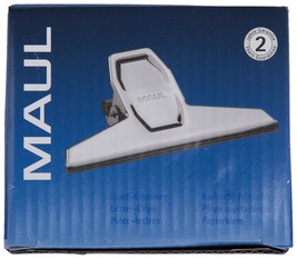 Papierklem MAUL Pro 75mm capaciteit 20mm zilver-2