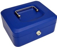 Geldkist Pavo 250x180x90mm blauw-3