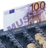 Geldsorteerbak Durable euroboard L 324x34x190mm-3