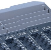 Geldsorteerbak Durable euroboard XL 328x59x286mm-3