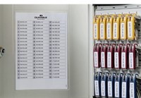 Sleutelkast Durable 18 haken 302x280x118mm-2