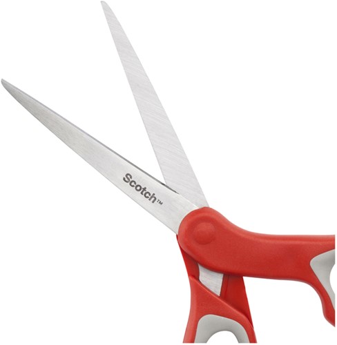 Schaar Scotch 18cm comfort rood blister-3