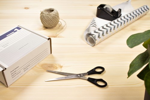 Kantoorschaar Westcott 171mm met kunststof grip rvs-3