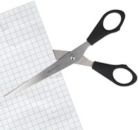 Kantoorschaar Westcott 171mm met kunststof grip rvs-2