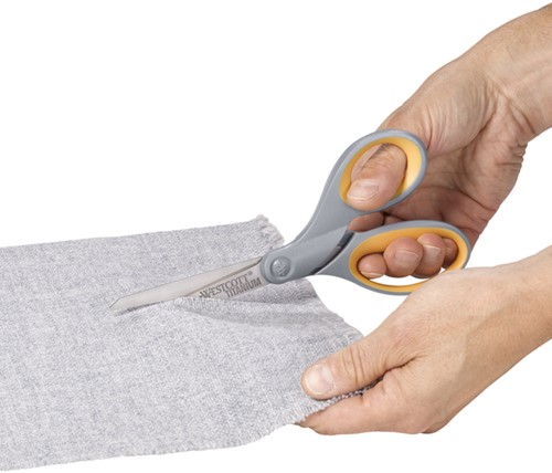 Kantoorschaar Westcott 210mm met softgrip titanium-3