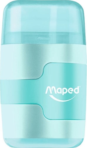 Puntenslijper Maped Connect 2-gaats met gum pastel assorti-6