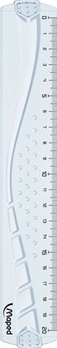 Liniaal Maped Geometric 20cm transparant-2