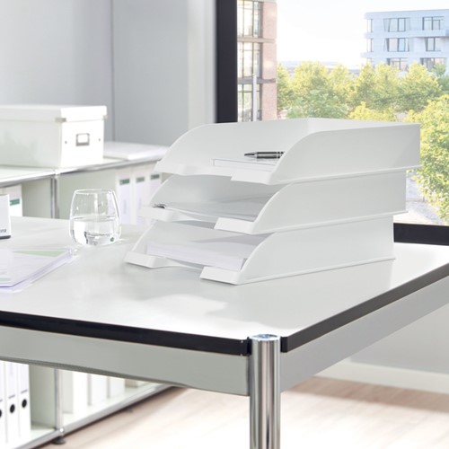 Brievenbak Leitz Plus standaard A4 wit-20