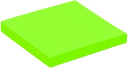 Memoblok Quantore 76x76mm neon groen 100 vel