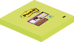 Memoblok Post-it 654 Super Sticky 76x76mm blauw 90 vel-2
