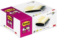 Memoblokdispenser Pro tbv Post-it Z-Notes 76x76mm incl notes transparant zwart-2