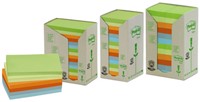 Memoblok Post-it 655-RPT 76x127mm recycled rainbow pastel 16 stuks-3