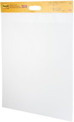 Meeting chart Post-it 566 Super Sticky 50.8x58.4cm wit incl Command bevestigingsstrip 2 stuks