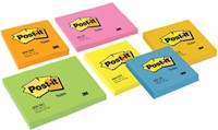 Memoblok Post-it 654 76x76mm neon groen 100 vel-2