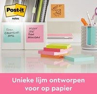 Memoblok Post-it 654 76x76mm neon geel 100 vel-1