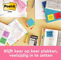 Memoblok Post-it 654 76x76mm neon geel 100 vel-2