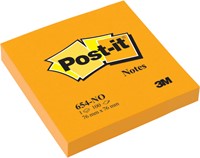 Memoblok Post-it 654 76x76mm oranje 100 vel-4