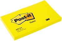 Memoblok Post-it 655 76x127mm 100 vel per blok neon geel-4