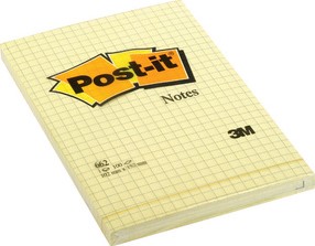 Memoblok Post-it 660 lijn 102x152mm canary yellow-3