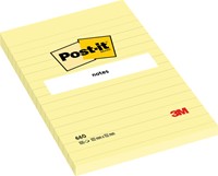 Memoblok Post-it 660 lijn 102x152mm canary yellow-3