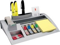 Bureau organiser Post-it C50 zilvergrijs incl inhoud-3