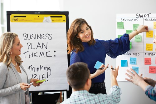 Memoblok Post-it 654 Super Sticky 76x76mm Carnival 6 stuks-1