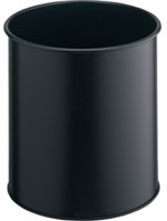 Papierbak Durable 3301-23 15 liter rond zilver-2