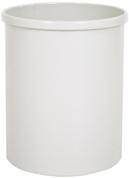Papierbak Vepabins rond 15liter grijswit