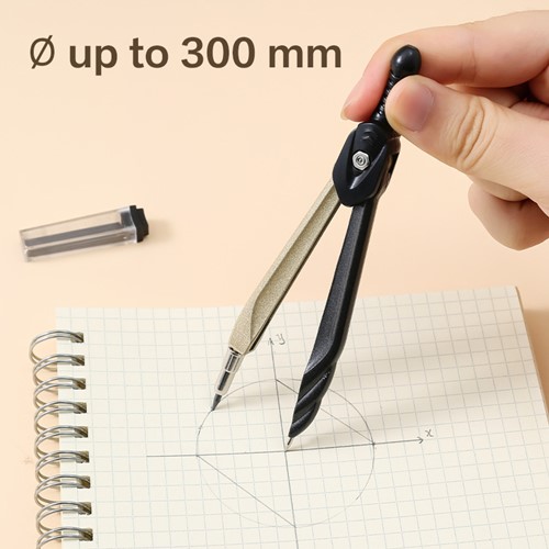 Deli Orbit passer, assorti goud of zilver-3