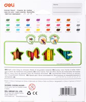 Deli Enovation houtvrije kleurpotloden - 24 kleuren-3