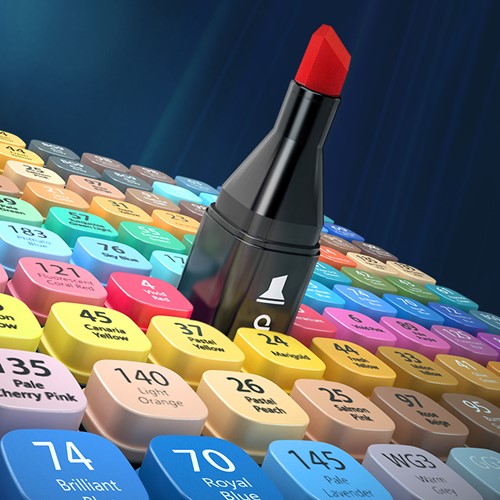 Deli Color Emotion sketchmarkers - 60 kleuren-3