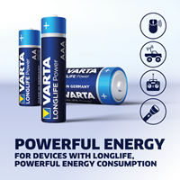 Batterij Varta Longlife Power 4xAA-3