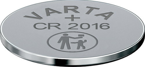 Batterij Varta knoopcel CR2016 lithium blister à 5stuk-3