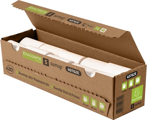 Thermorollen Exacompta SUMUP 57x30mm 9 meter 0% Phenol