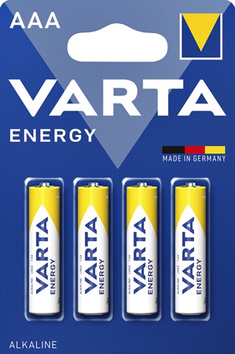 Batterij Varta Energy 4x AAA