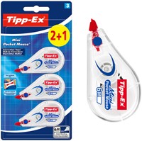 Correctietape Tipp-Ex mini pocket mouse 5mmx6m blister 2+1 gratis-3