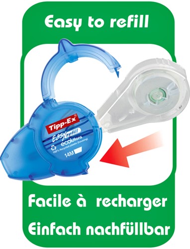 Correctietape Tipp-Ex easy refill ecolutions 5mmx14m-1