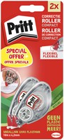 Correctieroller Pritt Compact Flex, 4.2mmx10m, blister à 2 stuks