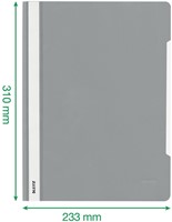 Snelhechter Leitz Standaard A4 gerecycled PP blauw-1