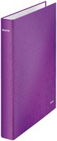 Ringband Leitz WOW A4 maxi 4-rings D-mechaniek 25mm paars