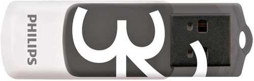 USB stick 2.0 Philips Vivid USB-A 32GB grijs-2