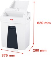 Papiervernietiger HSM Securio AF100 snippers 4x25mm-2