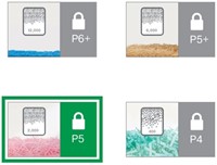 Papiervernietiger Leitz IQ Office P5 snippers 2x15mm-11