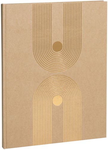 Gastenboek Exacompta Graphik 270x220mm blanco kraft-2