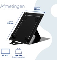 Laptopstandaard R-Go Riser DUO-5