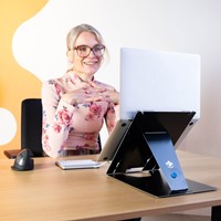 Laptopstandaard R-Go Riser DUO-6