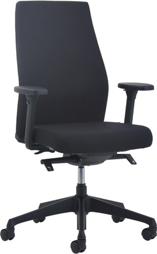Bureaustoel Euroseats Torino zwart
